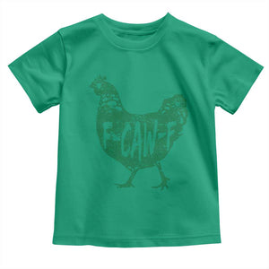 F Caw F Lucky Chicken Toddler T Shirt Funny St Patricks Day TS14 Irish Green Print Your Wear