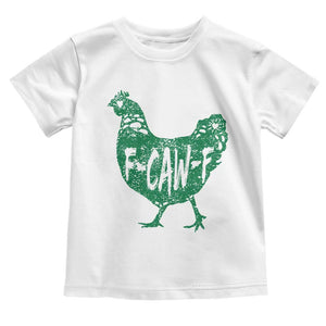 F Caw F Lucky Chicken Toddler T Shirt Funny St Patricks Day TS14 White Print Your Wear