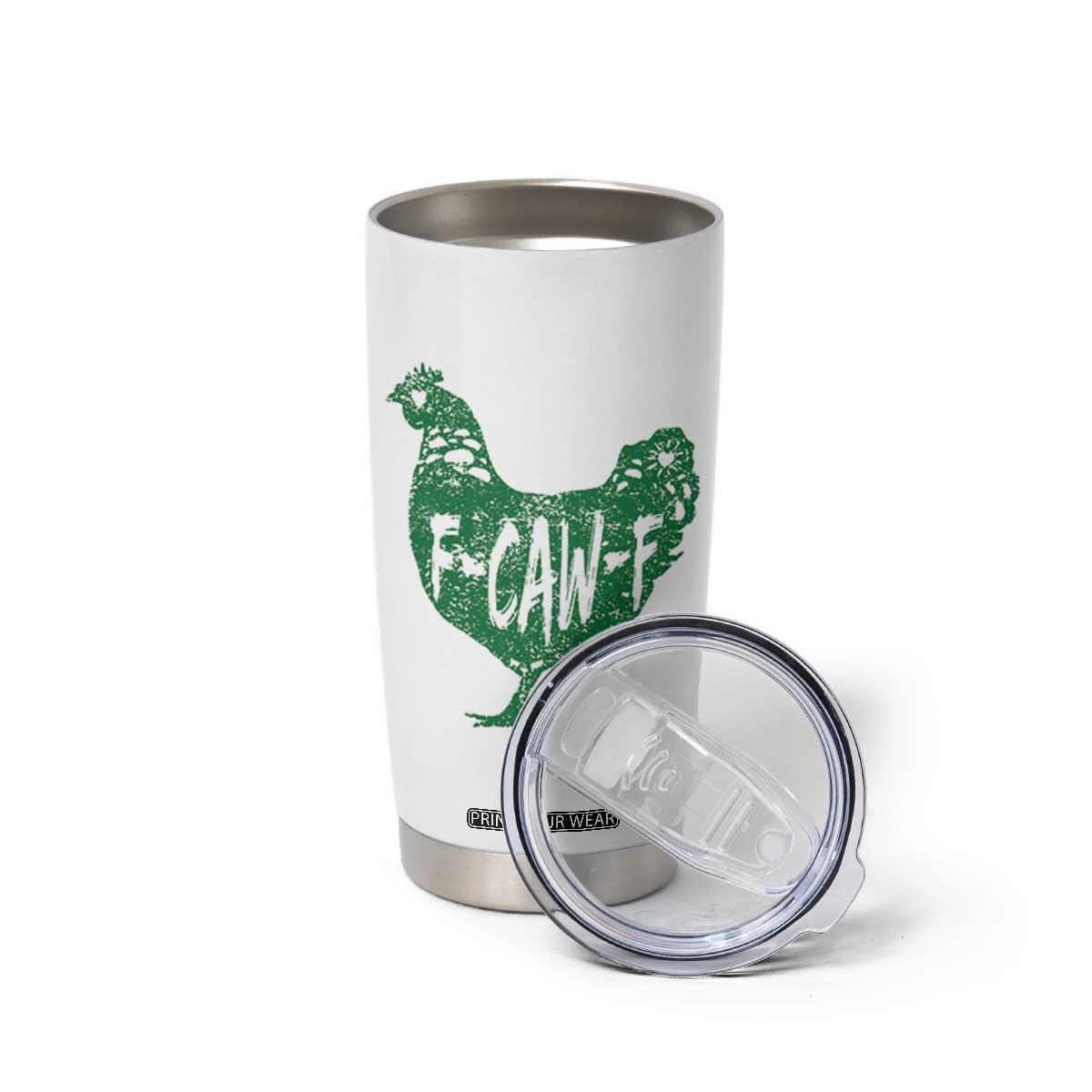 F Caw F Lucky Chicken Tumbler Cup Funny St Patricks Day TS14 Print Your Wear
