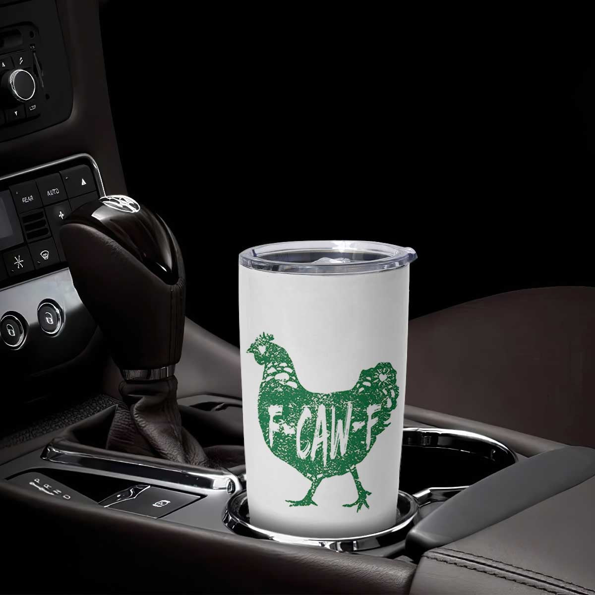 F Caw F Lucky Chicken Tumbler Cup Funny St Patricks Day TS14 Print Your Wear