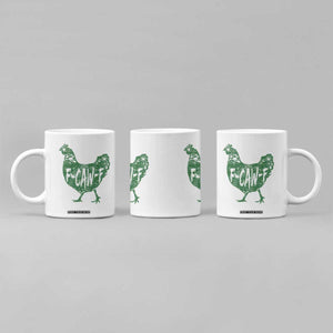 F Caw F Lucky Chicken Coffee Mug Funny St Patricks Day TS14 Print Your Wear