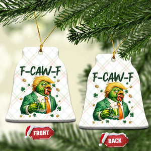 Funny Trump Chicken St Patricks Day Ceramic Ornament F Caw F Lucky Irish TS14 Print Your Wear