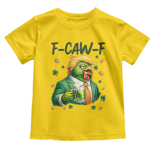 Funny Trump Chicken St Patricks Day Toddler T Shirt F Caw F Lucky Irish TS14 Daisy Print Your Wear