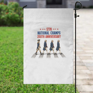 1776 National Champs Garden Flag Funny Founding Father Roading Parody 4th of July