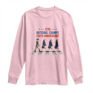 1776 National Champs Long Sleeve Shirt Funny Founding Father Roading Parody 4th of July