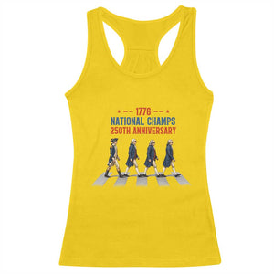1776 National Champs Racerback Tank Top Funny Founding Father Roading Parody 4th of July