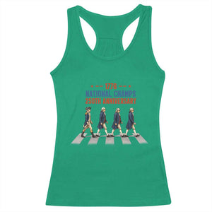 1776 National Champs Racerback Tank Top Funny Founding Father Roading Parody 4th of July