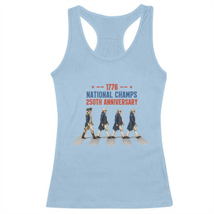 1776 National Champs Racerback Tank Top Funny Founding Father Roading Parody 4th of July