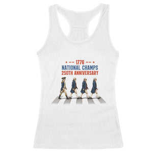 1776 National Champs Racerback Tank Top Funny Founding Father Roading Parody 4th of July