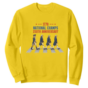 1776 National Champs Sweatshirt Funny Founding Father Roading Parody 4th of July
