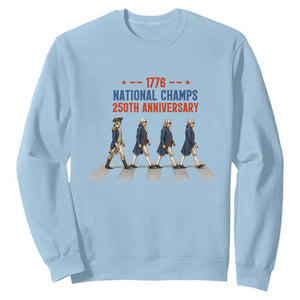 1776 National Champs Sweatshirt Funny Founding Father Roading Parody 4th of July