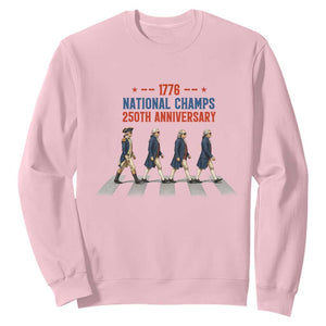 1776 National Champs Sweatshirt Funny Founding Father Roading Parody 4th of July