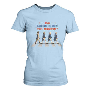 1776 National Champs T Shirt For Women Funny Founding Father Roading Parody 4th of July