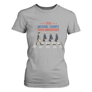 1776 National Champs T Shirt For Women Funny Founding Father Roading Parody 4th of July