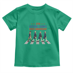 1776 National Champs Toddler T Shirt Funny Founding Father Roading Parody 4th of July