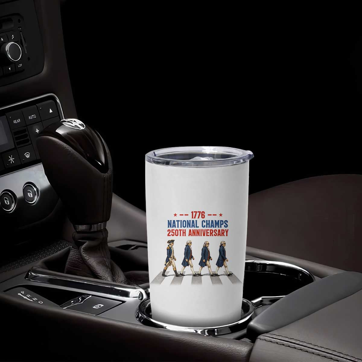 1776 National Champs Tumbler Cup Funny Founding Father Roading Parody 4th of July
