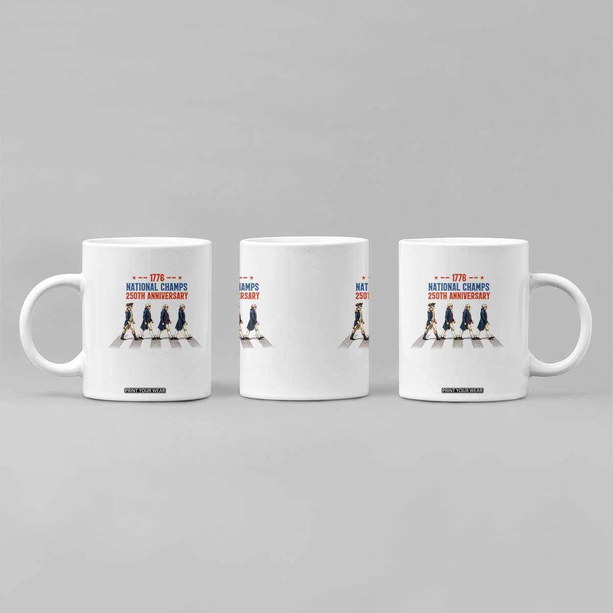 1776 National Champs Coffee Mug Funny Founding Father Roading Parody 4th of July