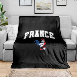 France Flag Gallic Rooster French National Pride Throw Blanket TS14 Print Your Wear