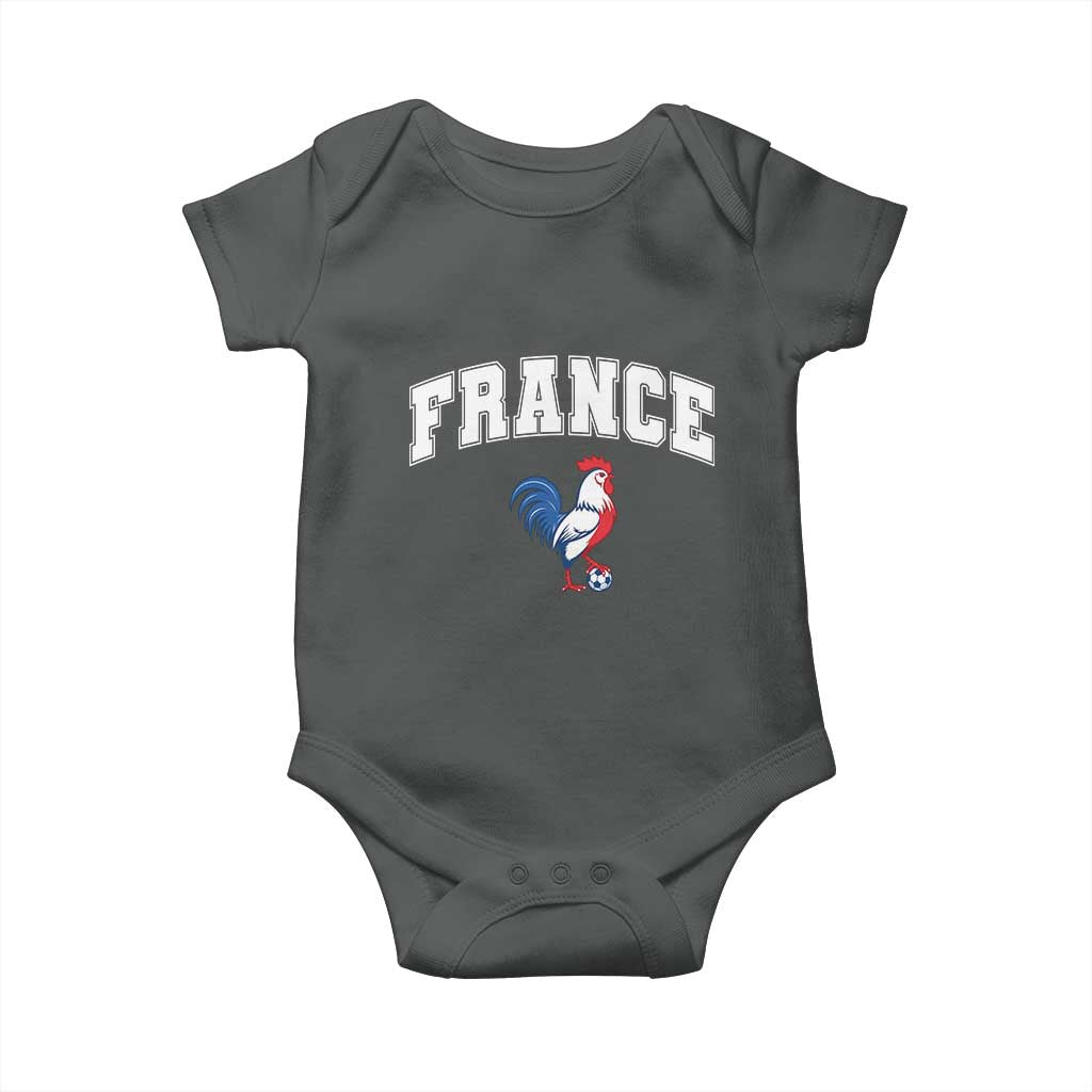 France Flag Gallic Rooster French National Pride Baby Onesie