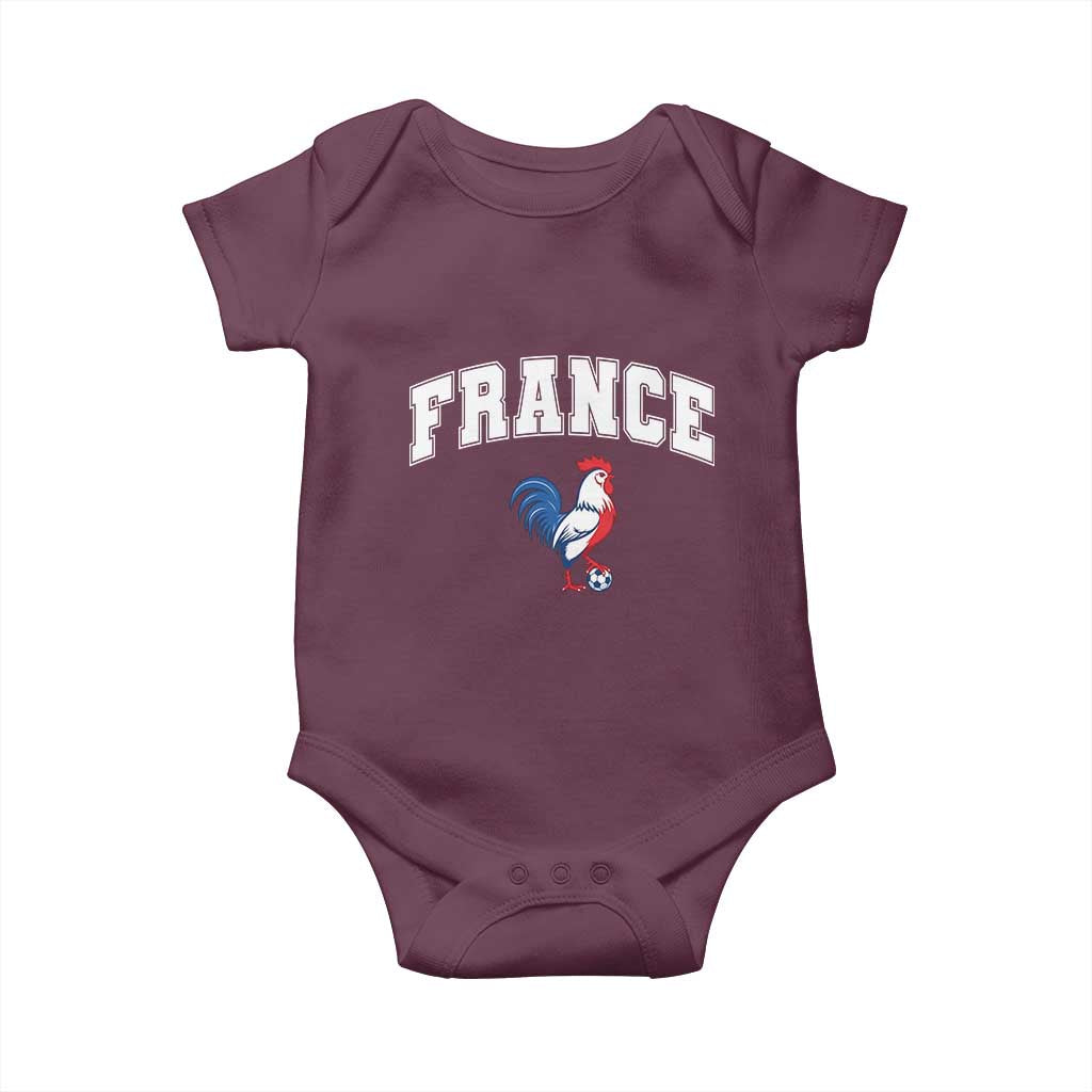 France Flag Gallic Rooster French National Pride Baby Onesie