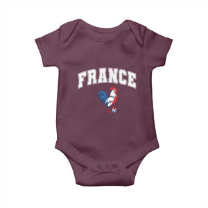 France Flag Gallic Rooster French National Pride Baby Onesie