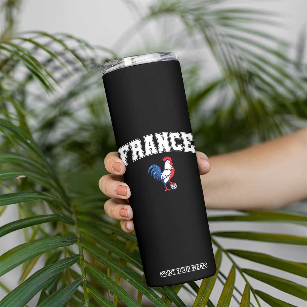 France Flag Gallic Rooster French National Pride Skinny Tumbler TS14 Print Your Wear