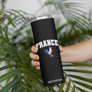 France Flag Gallic Rooster French National Pride Skinny Tumbler TS14 Print Your Wear