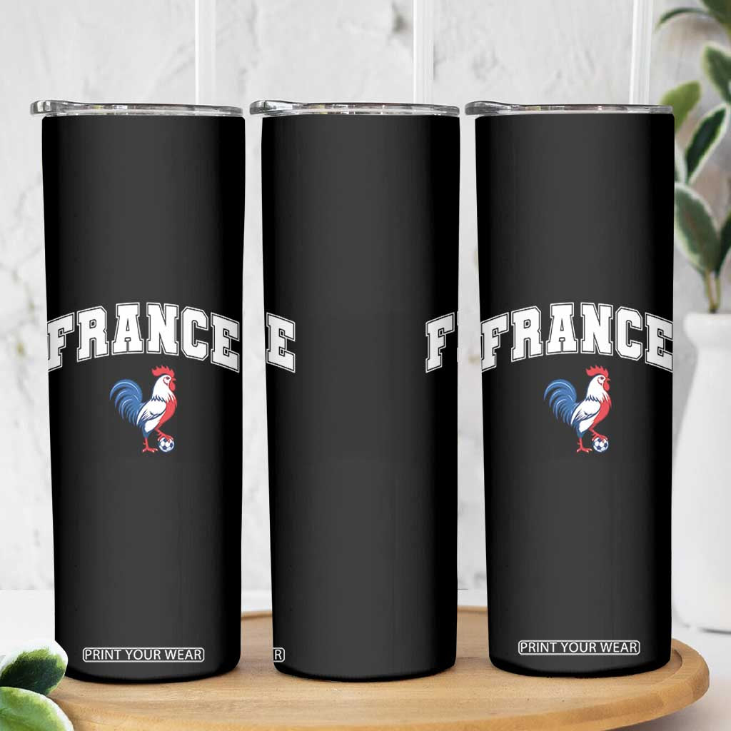 France Flag Gallic Rooster French National Pride Skinny Tumbler TS14 Print Your Wear