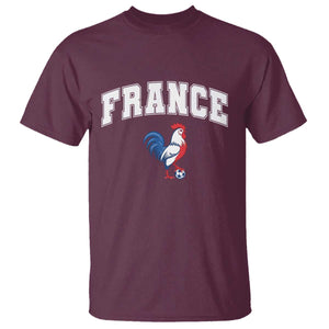 France Flag Gallic Rooster French National Pride T Shirt