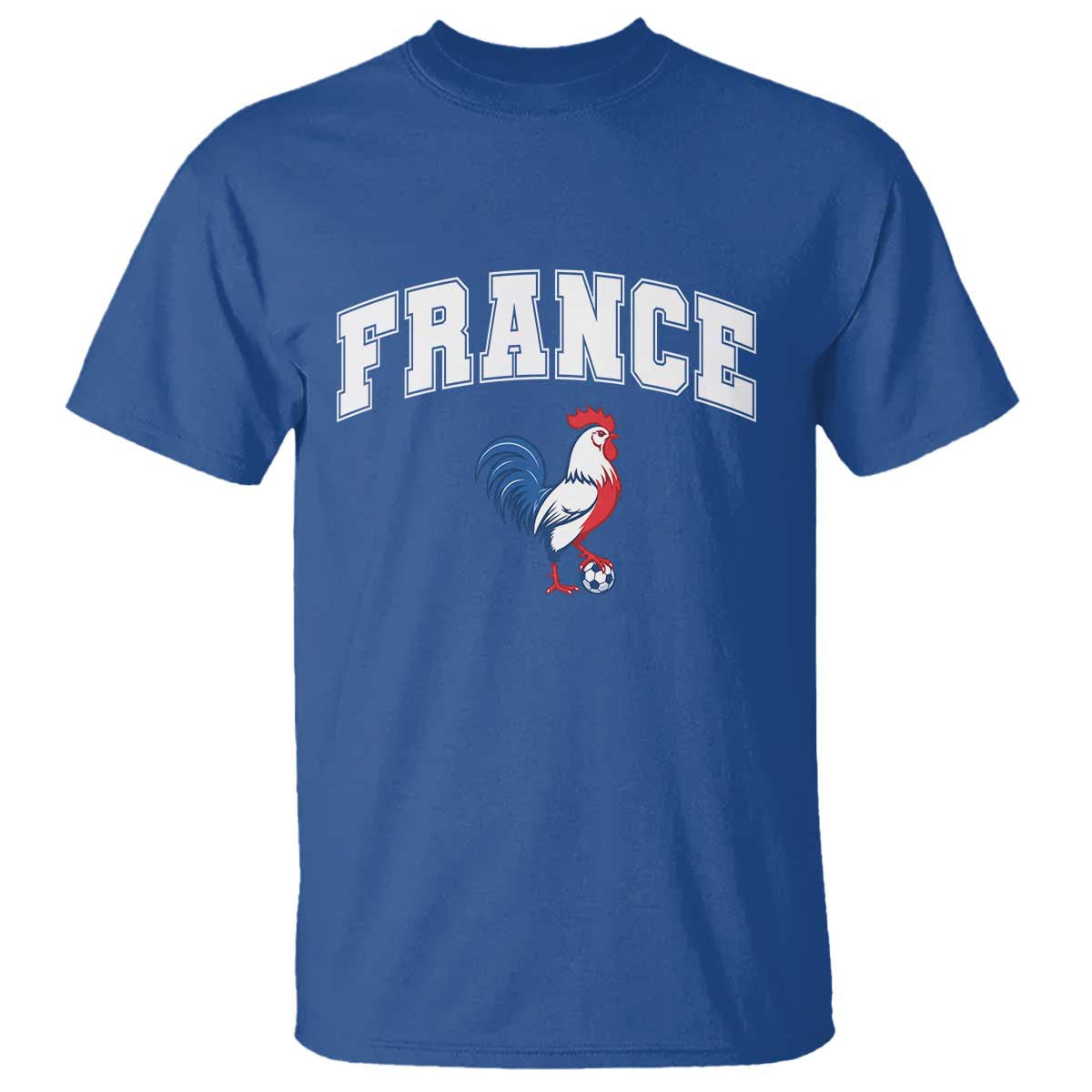 France Flag Gallic Rooster French National Pride T Shirt