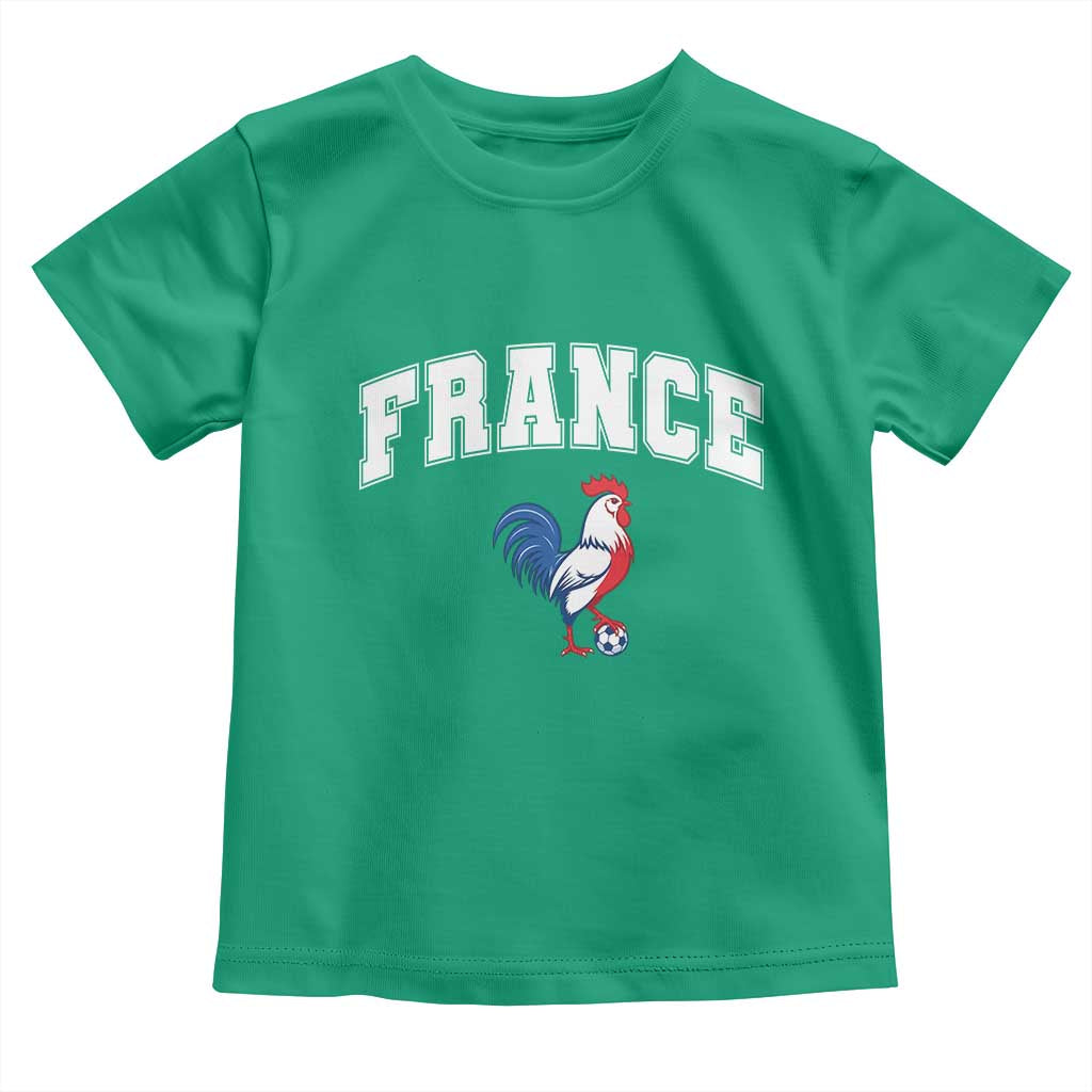 France Flag Gallic Rooster French National Pride Toddler T Shirt