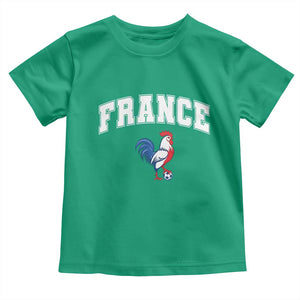 France Flag Gallic Rooster French National Pride Toddler T Shirt