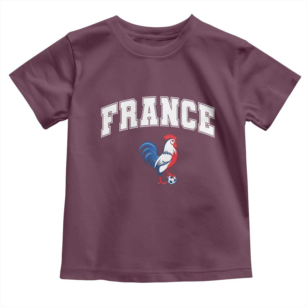 France Flag Gallic Rooster French National Pride Toddler T Shirt
