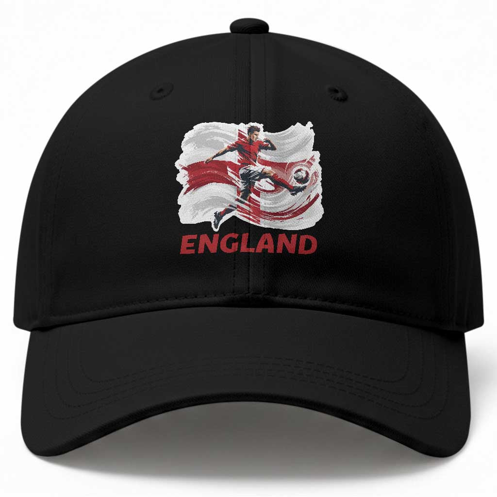 England Soccer Fan English Flag Baseball Cap TS14 Print Your Wear