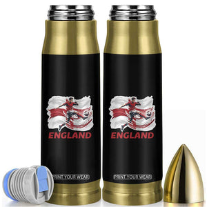 England Soccer Fan English Flag Bullet Tumbler TS14 Black Print Your Wear