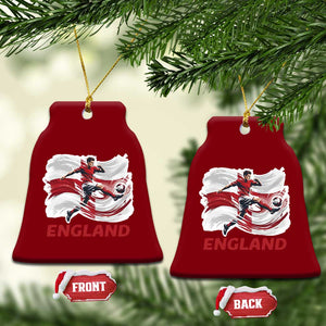 England Soccer Fan English Flag Ceramic Ornament