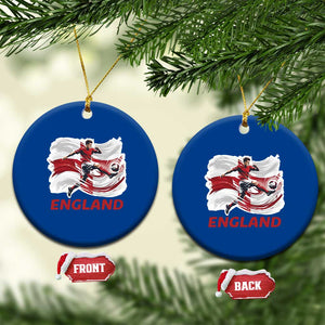 England Soccer Fan English Flag Ceramic Ornament