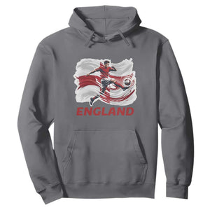 England Soccer Fan English Flag Hoodie