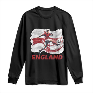 England Soccer Fan English Flag Long Sleeve Shirt