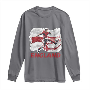 England Soccer Fan English Flag Long Sleeve Shirt