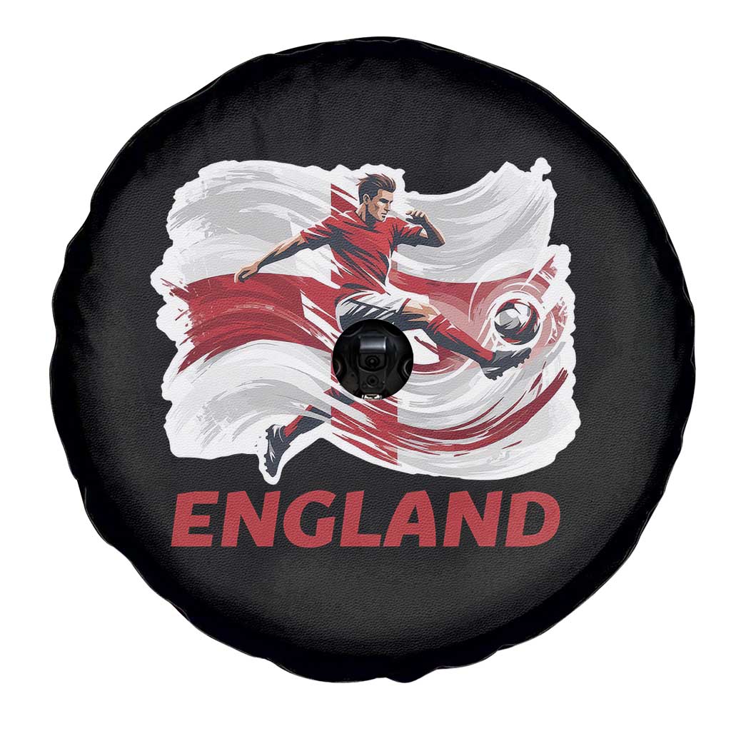 England Soccer Fan English Flag Spare Tire Cover TS14 Print Your Wear