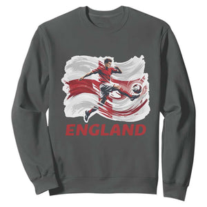 England Soccer Fan English Flag Sweatshirt