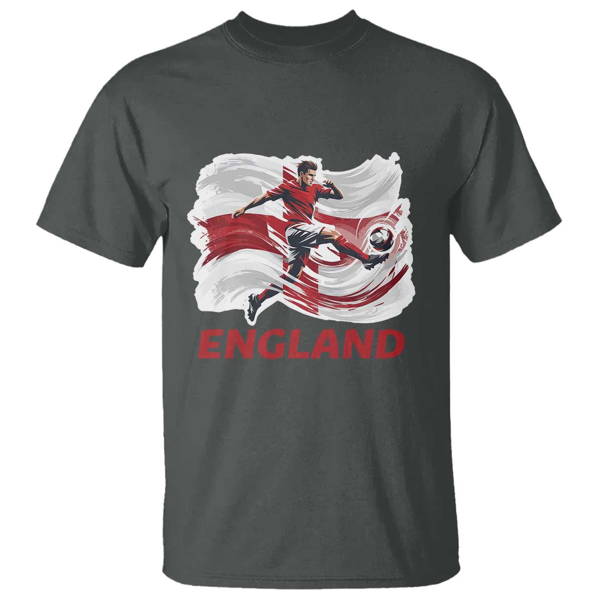 England Soccer Fan English Flag T Shirt