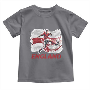 England Soccer Fan English Flag Toddler T Shirt