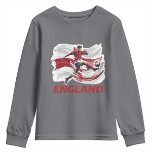 England Soccer Fan English Flag Youth Sweatshirt