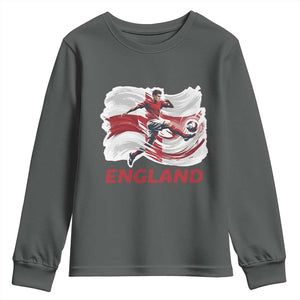England Soccer Fan English Flag Youth Sweatshirt