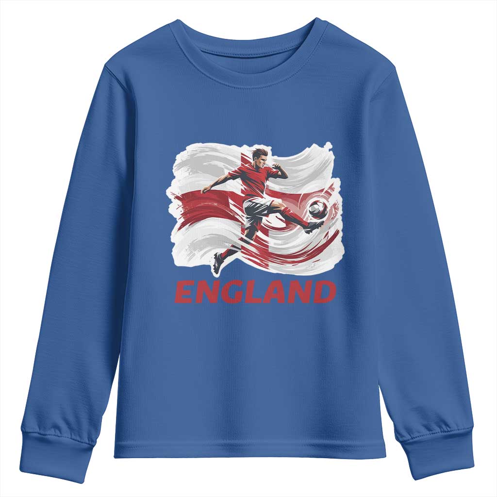England Soccer Fan English Flag Youth Sweatshirt