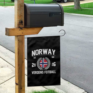 Norway Soccer Football Fan 2026 Norwegian Flag Garden Flag TS14 Print Your Wear