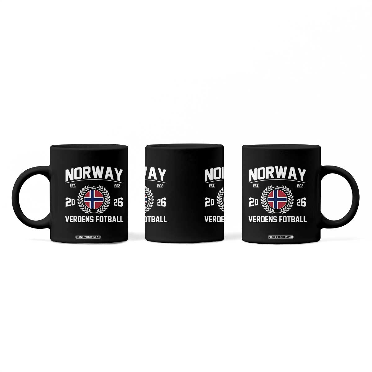 Norway Soccer Football Fan 2026 Norwegian Flag Coffee Mug TS14 Print Your Wear