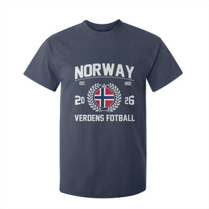 Norway Soccer Football Fan 2026 Norwegian Flag T Shirt For Kid